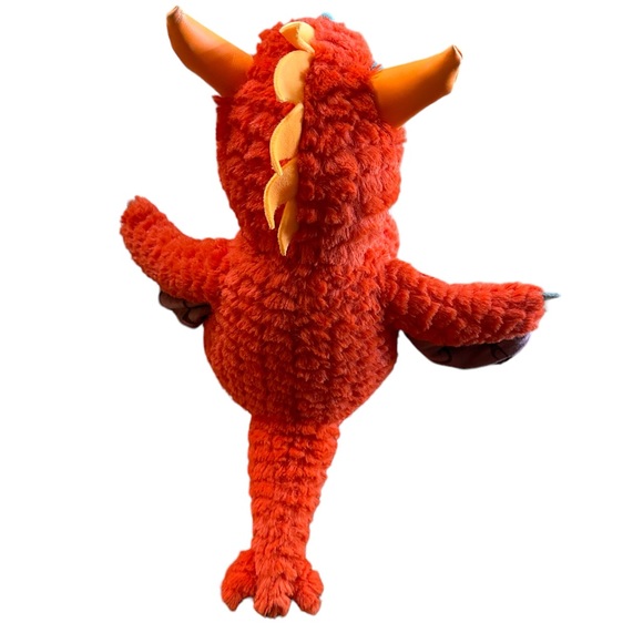 Build A Bear Great Wolf Ldge MagiQuest Charlock Red Dragon Plush Eye Glowin Dark - Picture 3 of 10